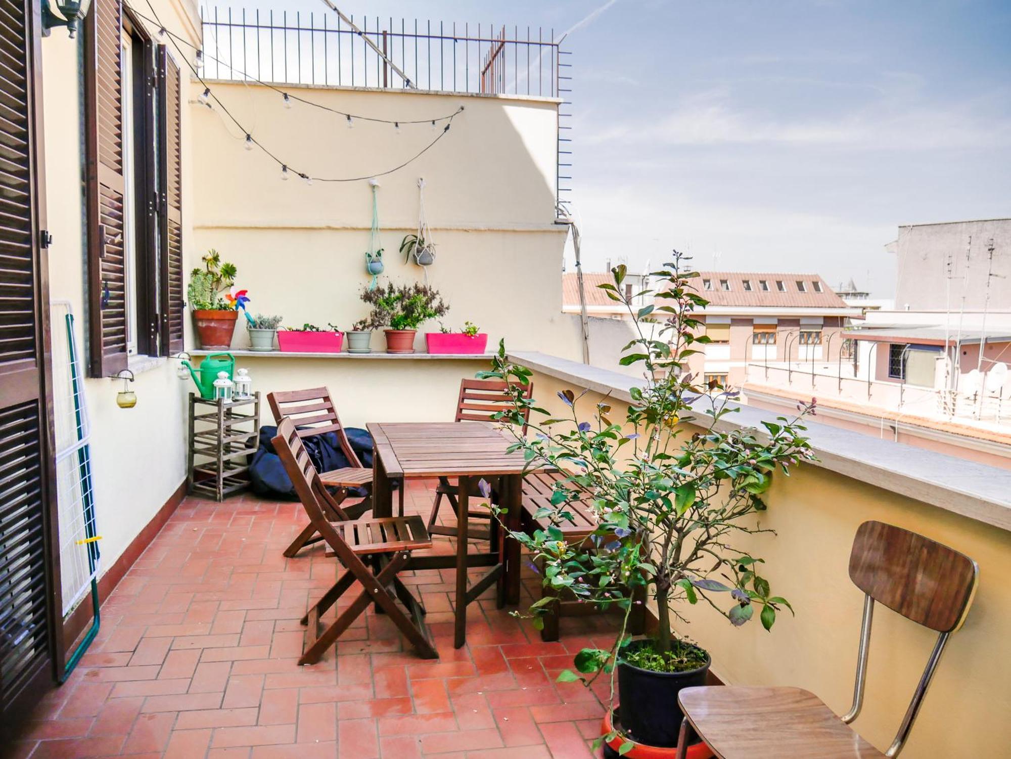 Apartmán Beautiful Penthouse With Terrace Near The Centre Řím Exteriér fotografie